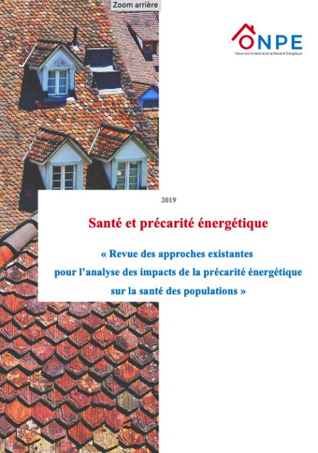 Revue des approches existantes pour l’analyse des impacts de la précarité énergétique sur la santé des populations