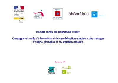 thumbnail of Bilan du programme