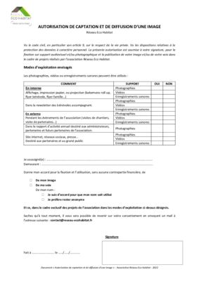 thumbnail of Modèle autorisation droits à l’image Réseau Eco Habitat – 2022