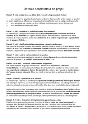 thumbnail of Déroulé accélérateur de projet